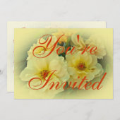 イエローズパーティの招待状 招待状 (正面/裏面)