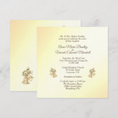 イエローズベル結婚ズ招待状 招待状 (正面/裏面)