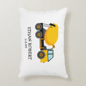 イエローセメント建築トラックカスタムリトルボーイ アクセントクッション (正面(垂直))
