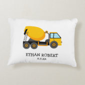 イエローセメント建築トラックカスタムリトルボーイ アクセントクッション (裏面)