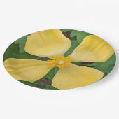 イエローセランジンポピーフローラ ペーパープレート (アングル)