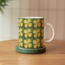 イエローセランジンポピー花柄