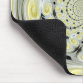 イエローソフトクラウドスワールマウスパッド マウスパッド (コーナー)