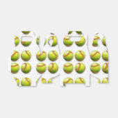 イエローソフトボールテーマ誕生日パーティー フェイバーボックス (折り畳みなし)