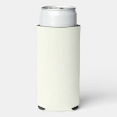 イエローソフト淡い色のホワイトパステル無地のカラー スリム缶クーラー (Seltzer裏面)