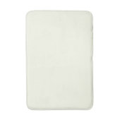 イエローソフト淡い色のホワイトパステル無地のカラー バスマット (正面縦)