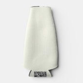 イエローソフト淡い色のホワイトパステル無地のカラー ボトルクーラー (正面)