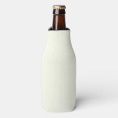 イエローソフト淡い色のホワイトパステル無地のカラー ボトルクーラー (ボトル正面)