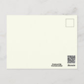 イエローソフト淡い色のホワイトパステル無地のカラー ポストカード (裏面)