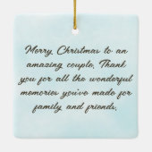 イエローソングバーズオンクロスバイン セラミックオーナメント (裏面)