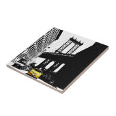 イエロータクシニューヨークシティニューヨークNycブルックリンブリッジ タイル (側面)