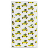 イエロータクシーキャブのクリスマスツリー フェスティブホリデー スモールペーパーバッグ (裏面)