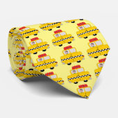 イエロータクシーデザイン ネクタイ (ロール)