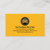 イエロータクシーボックスショーファ 名刺 (裏面)