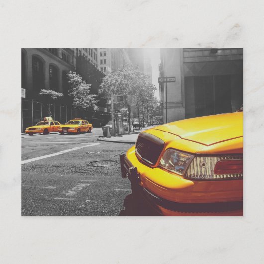 イエロータクシー01 ポストカード (正面)