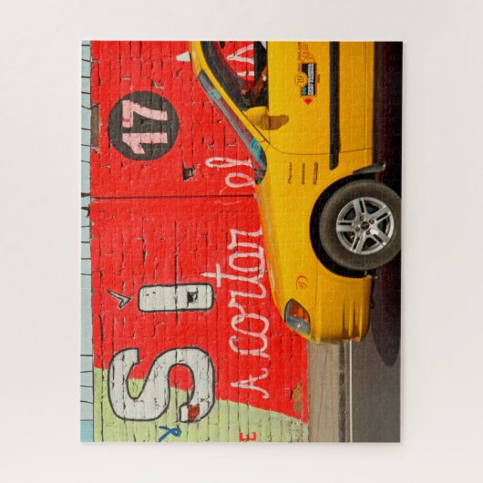 イエロータクシー&グラフィティ,エクアドル ジグソーパズル (縦)