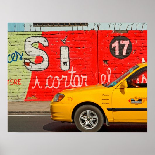 イエロータクシー&グラフィティ，エクアドル ポスター (正面)