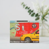 イエロータクシー&グラフィティ,エクアドル ポストカード (スタンド正面)