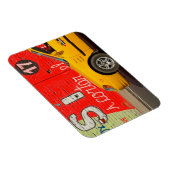 イエロータクシー&グラフィティ，エクアドル マグネット (右側)