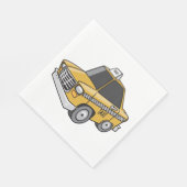 イエロータクシー スタンダードランチョンナプキン (角)