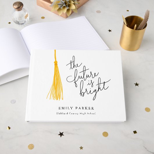 イエロータッセル未来は明るい卒業 ゲストブック (正面見開き)