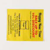 イエロータペストリーの新年のセール タペストリー (正面(横))