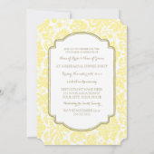 イエロータンダマスクフォトリハーサルディナーパーティー 招待状 (裏面)