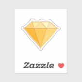 イエローダイヤモンドジェムストーンジュエリー。50ゴールデン結婚ズ シール (シート)