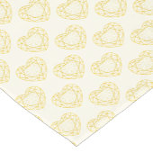 イエローダイヤモンドハート20周年記念ランナー ショートテーブルランナー (コーナー)