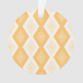 イエローダイヤモンドパターン オーナメント (正面)