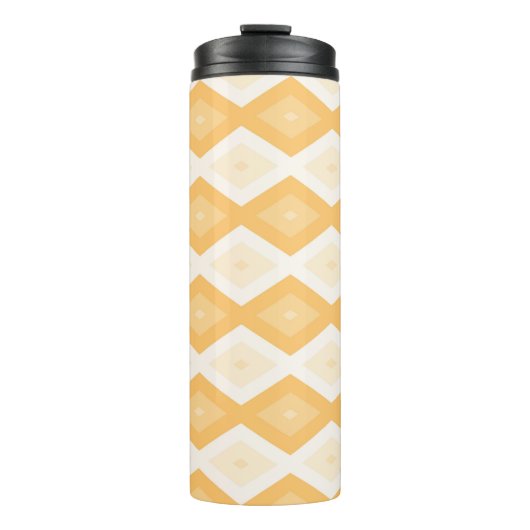イエローダイヤモンドパターン タンブラー (正面)