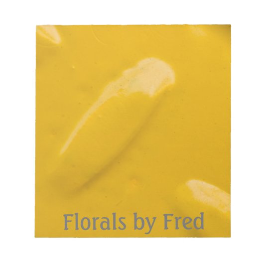 イエローダイヤモンドプレートメモ帳 ノートパッド (正面)