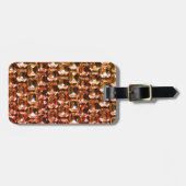 イエローダイヤモンド、オレンジダイヤモンド、宝石 ラゲッジタグ (正面横)