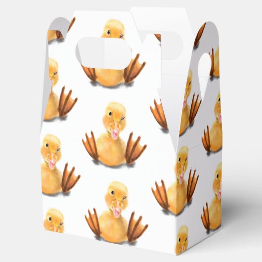 イエローダクリングよくはしゃぐウィンクフェイスボックススマイル フェイバーボックス (オープン)