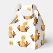 イエローダクリングよくはしゃぐウィンクフェイスボックススマイル フェイバーボックス (正面サイド)