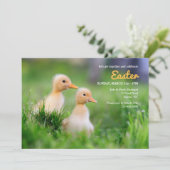 イエローダクリングスイースター招待状 招待状 (スタンド正面)