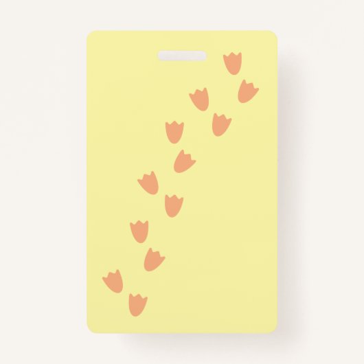 イエローダクリングバスホールパスバッジ バッジ (裏面)