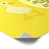 イエローダッキーバイブルベビー室 ポスター (角)