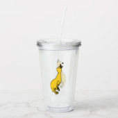 イエローダックアクリルタンブラー アクリルタンブラー (裏面)