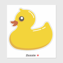 イエローダックカスタムカットビニールステッカー シール