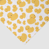 イエローダックギフトパターン（の模様が）あるティッシュペーパー 薄葉紙 (詳細)
