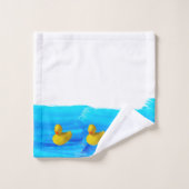 イエローダックタオルセット バスタオルセット (ウォッシュタオル)