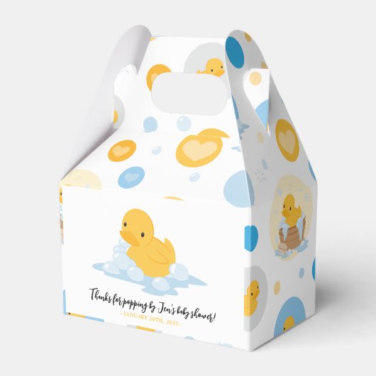 イエローダックバブルバスパーティー特典ボックス フェイバーボックス (正面サイド)