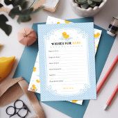 イエローダックバブル風呂の願いベビーゲームカード アドバイスカード