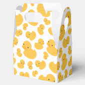 イエローダックパパターン(の模様が)あるーティー特典ボックス フェイバーボックス (オープン)
