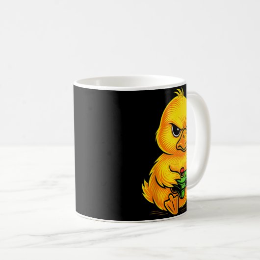 イエローダックビデオゲームズゲーマーゲーム動物ボーイズGi コーヒーマグカップ (正面右)