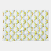 イエローダックフローラキッチンハンドタオル キッチンタオル (横)