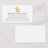 イエローダックブックベビー依頼 エンクロージャーカード (正面/裏面)