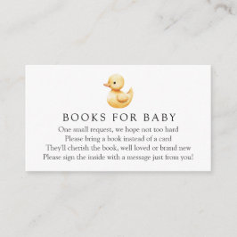 イエローダックブックベビー依頼 エンクロージャーカード