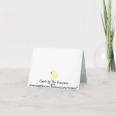 イエローダックベビーサンキュー サンキューカード (裏面)